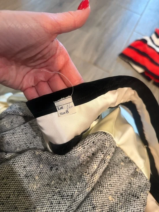 Vintage 1960s Jeremy Alan Phillips Dress, belt, vest Set, Chanel style - Picture 14 of 16